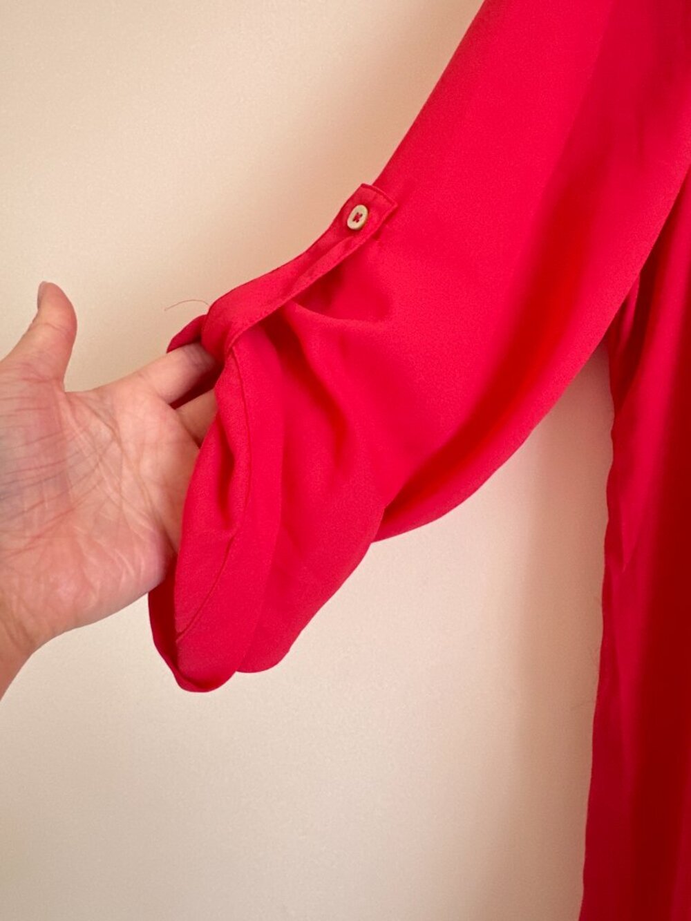 V-Neck Layered Flowy Summer Tunic - Picture 5 of 7